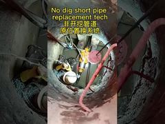 short pipeline replacement system pipeline bursting equipment